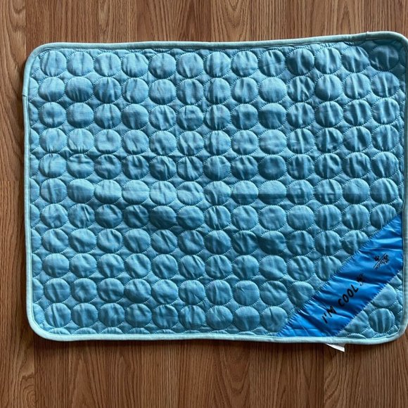 Inspector Tail Self Cooling Mat for Dog Blue Cool Core Fabric Sandwich Mesh Mat - Picture 3 of 10